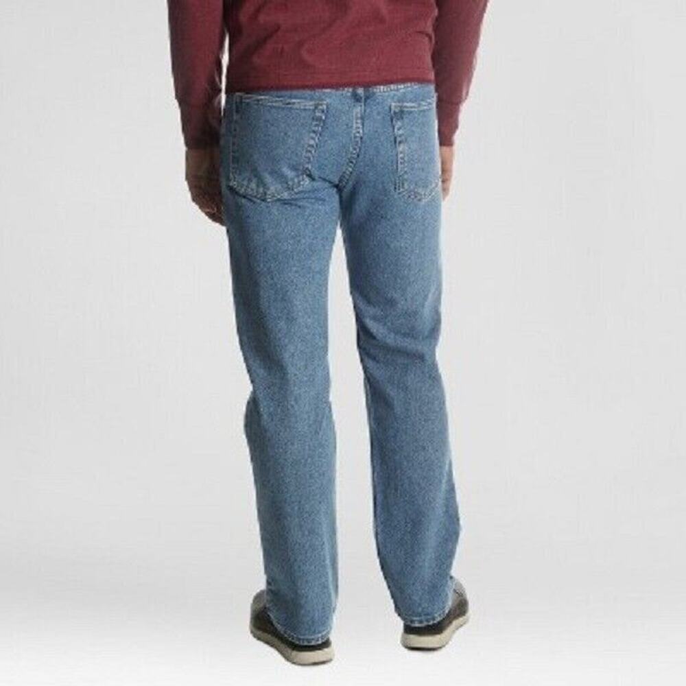 Wrangler Jeans Straight Leg 36x32 Apollo Blue Men Regular Fit Soft Strong Rugged - Picture 4 of 11